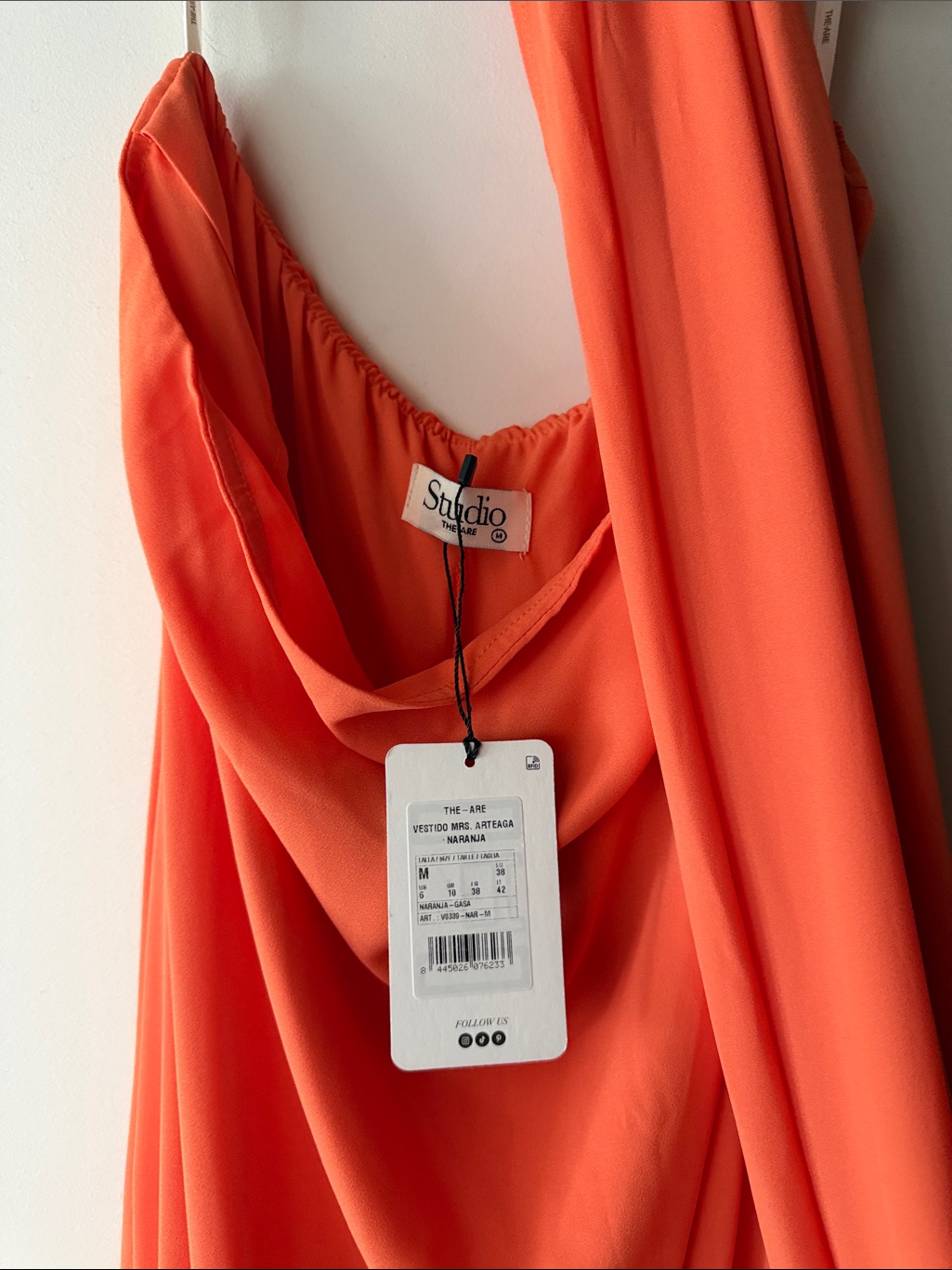 The-Are Mrs. Arteaga Dress In Orange — image 5 of 5